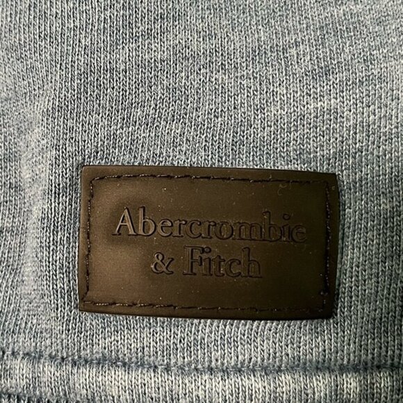 Abercrombie & Fitch Soft AF Fleece Sweatshirt - Men’s XS - Washed Blue - Picture 7 of 10